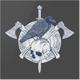 Viking shield Posters and Art